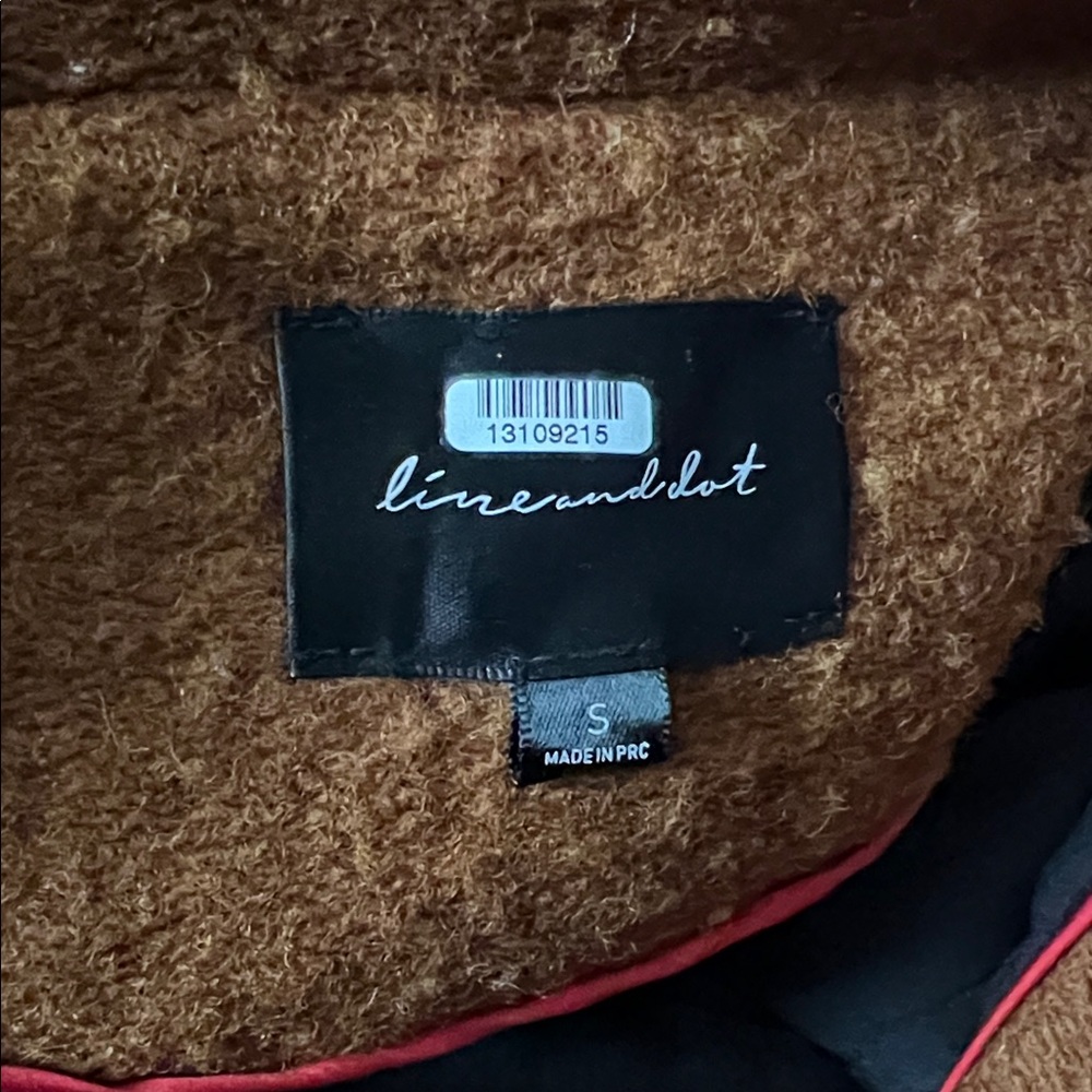 Line & Dot LEONORA Rich burnt orange Brown Coat S - Picture 6 of 9